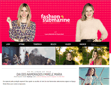 Tablet Screenshot of fashionsubmarine.com